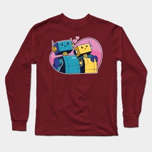 Robot Couple Long Sleeve T-Shirt